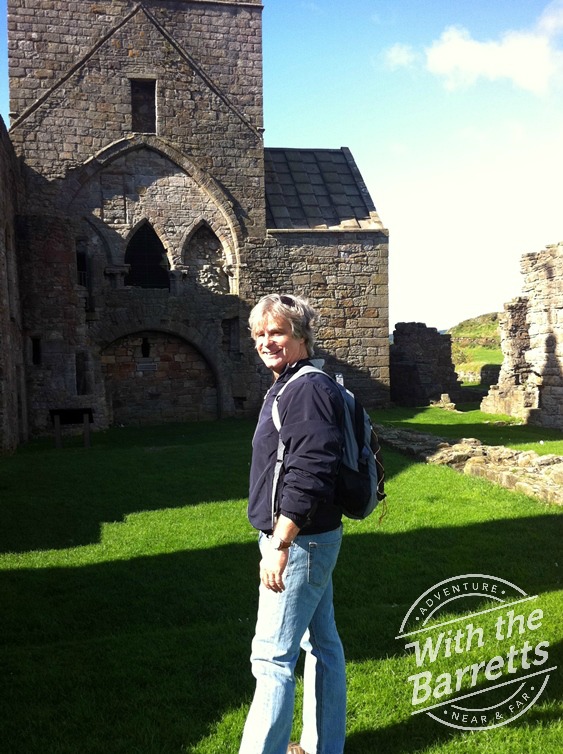 Dan at the Abbey
