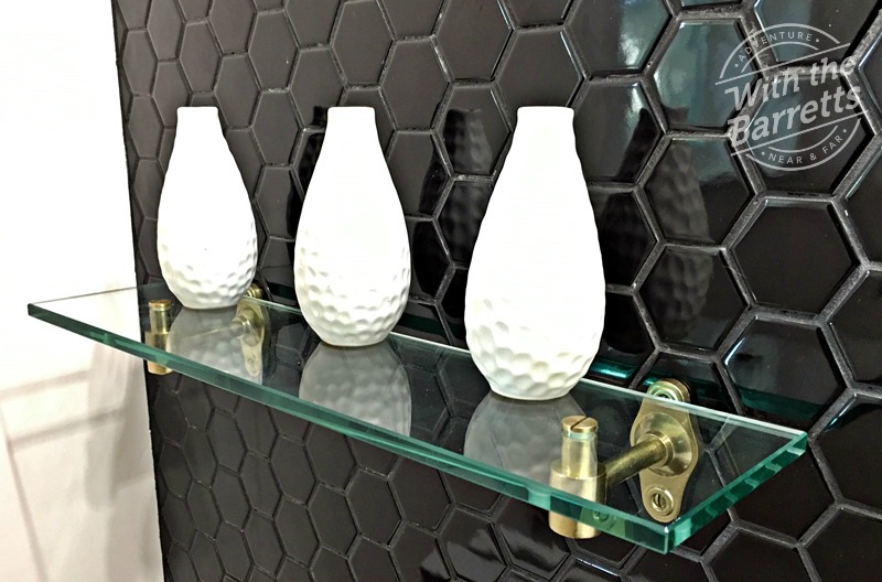 Powder Glass Shelf
