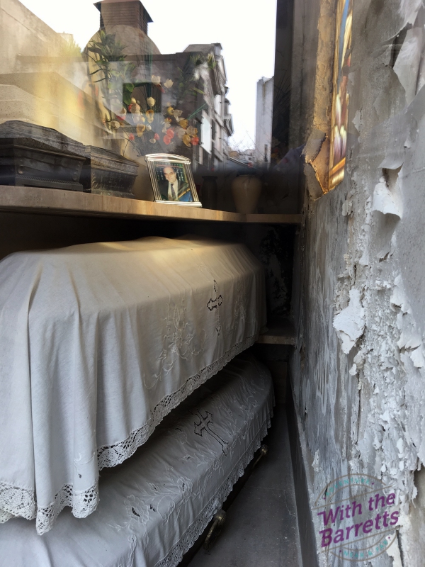 Draped Coffin