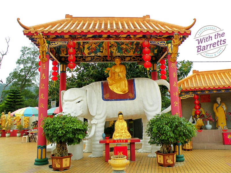 Elephant and arhats