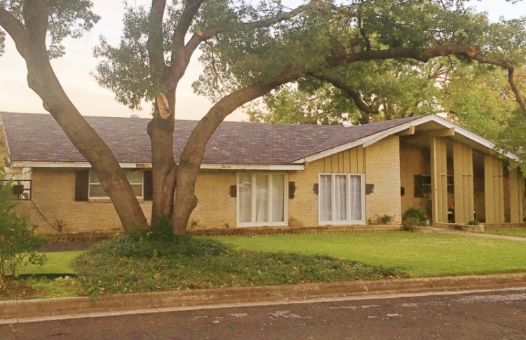 Front - new roof