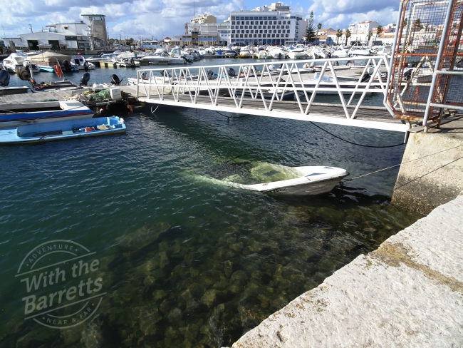 sunken boat