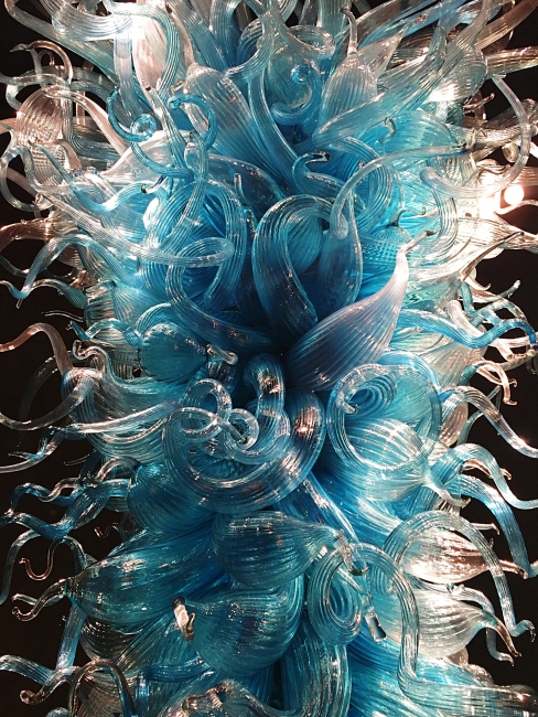 Ice blue tower