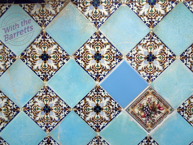 Blue tile repair